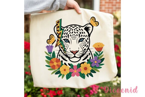 Download Leopard Floral Butterfly Digital PNG - Digital Collection