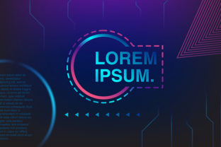 Download Neon Background Design Banner. - Background Collection
