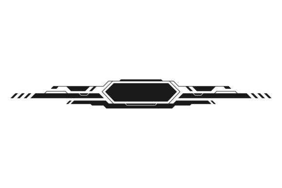 Download Digital Frame Template. Tech Title Black - Digital Collection