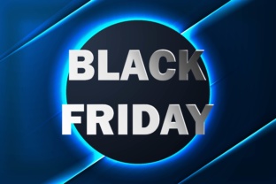 Download Black Friday Sale Banner with Neon Background Template - Background Collection