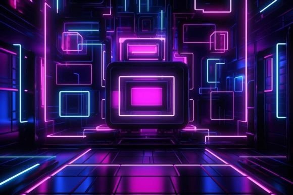 Download Cyberpunk Neon Effects Neon Background - Background Collection