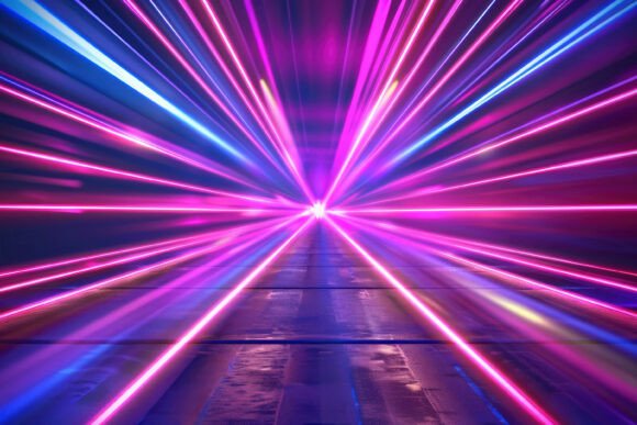 Download Neon Laser Light Background Wallpaper - Background Collection