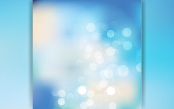 Download Blue Bokeh Lights Effect Background - Background Collection