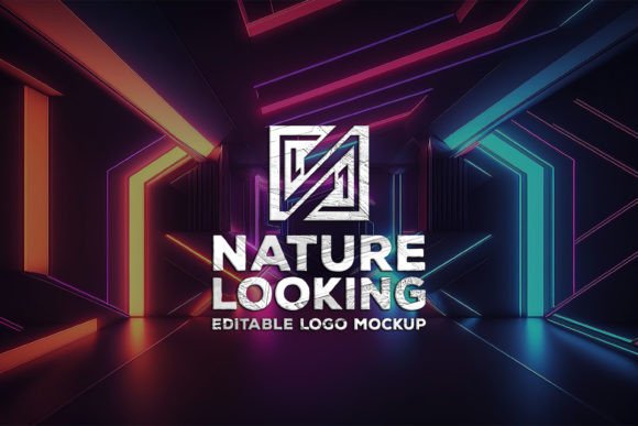 Download Logo Mockup on the Tunnel Background - Background Collection
