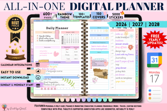 Download All-in-One Digital Planner - Digital Collection