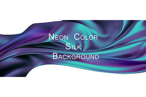 Download Neon Color Silk Background - Background Collection