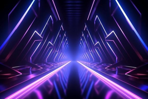 Download Neon Effects Abstract Background Design - Background Collection