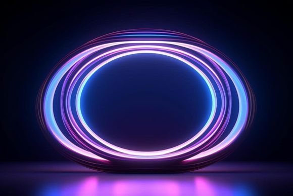 Download Futuristic Background Neon Effects Dark - Background Collection