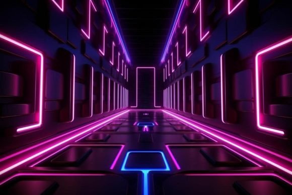 Download Glowing Backgrounds Neon Effects - Background Collection