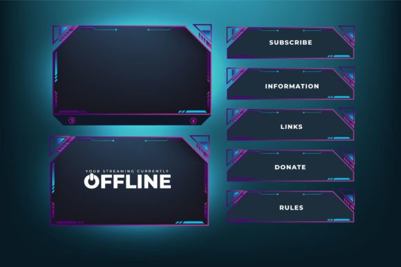 Download Digital Streaming Overlay Template - Digital Collection