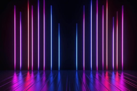 Download Neon Effects Abstract Background Design - Background Collection