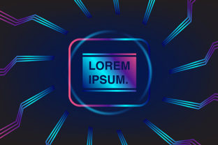 Download Neon Background Design Banner. - Background Collection