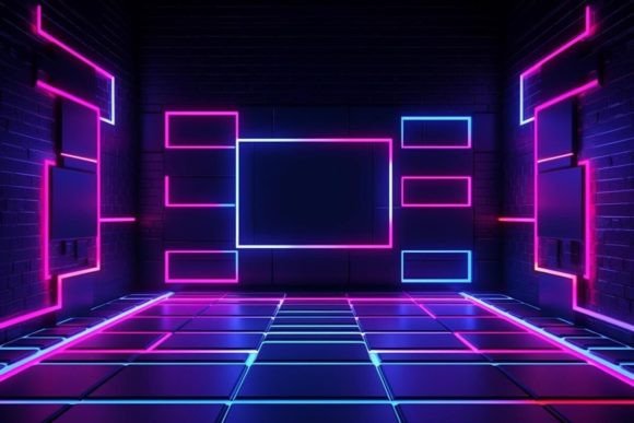Download Cyberpunk Neon Effects Neon Background - Background Collection