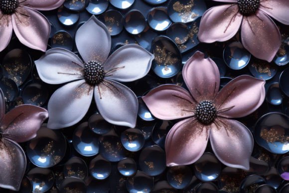 Download 3D Neon Floral Background - Background Collection