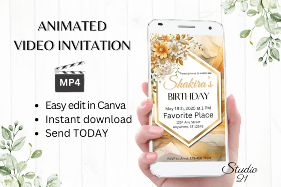 Download SMS Digital Birthday Invitation - Digital Collection