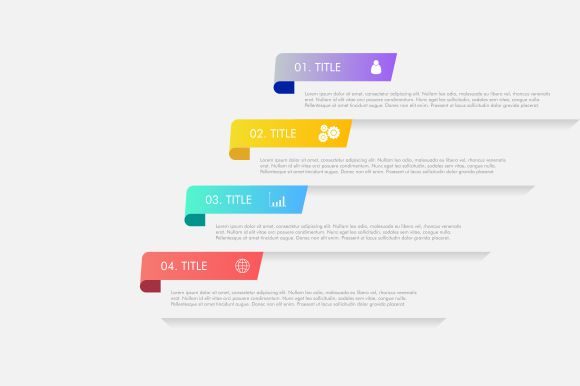 Download Isometric Infographics Steps Background - Background Collection