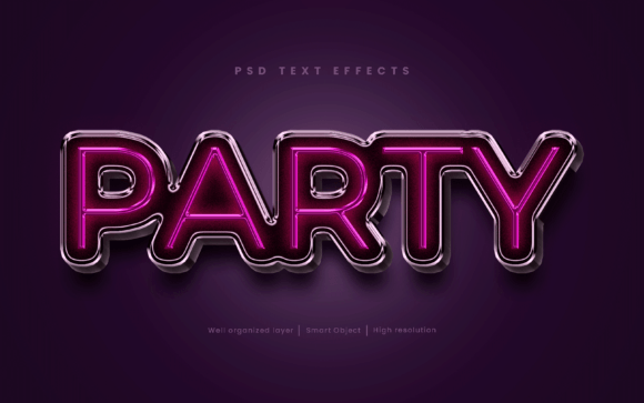 Download Party Light Editable Text Effect Style - Party light Collection