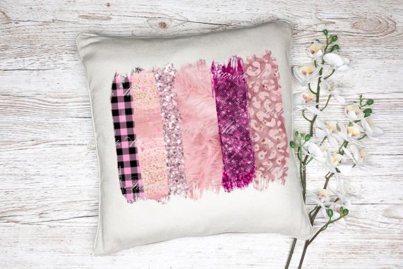 Download Brush Strokes Pink Glitter Digital Desig - Digital Collection