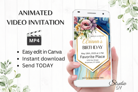 Download SMS Digital Birthday Invitation - Digital Collection
