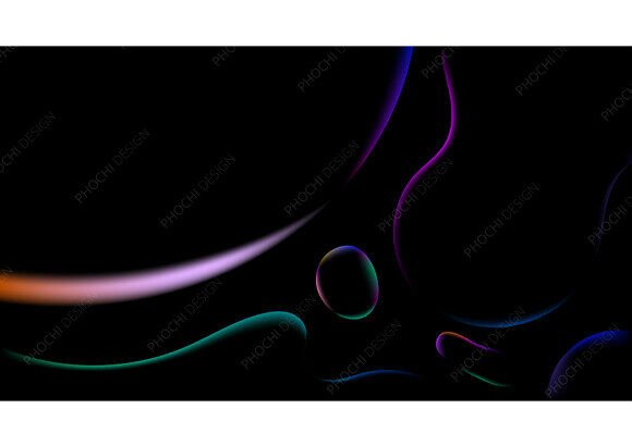 Download Abstract Tech Neon Fluid Background - Background Collection