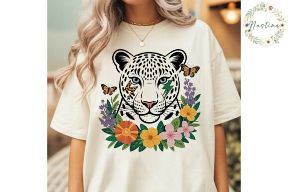 Download Leopard Floral Butterfly Digital PNG - Digital Collection